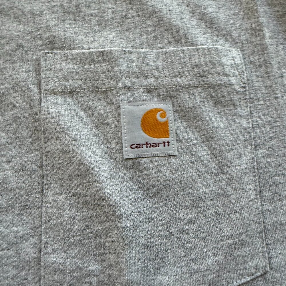 Mens CARHARTT short sleeve t shirt NEW w tags 2XL Loose fit SHORT Sleeve GREY